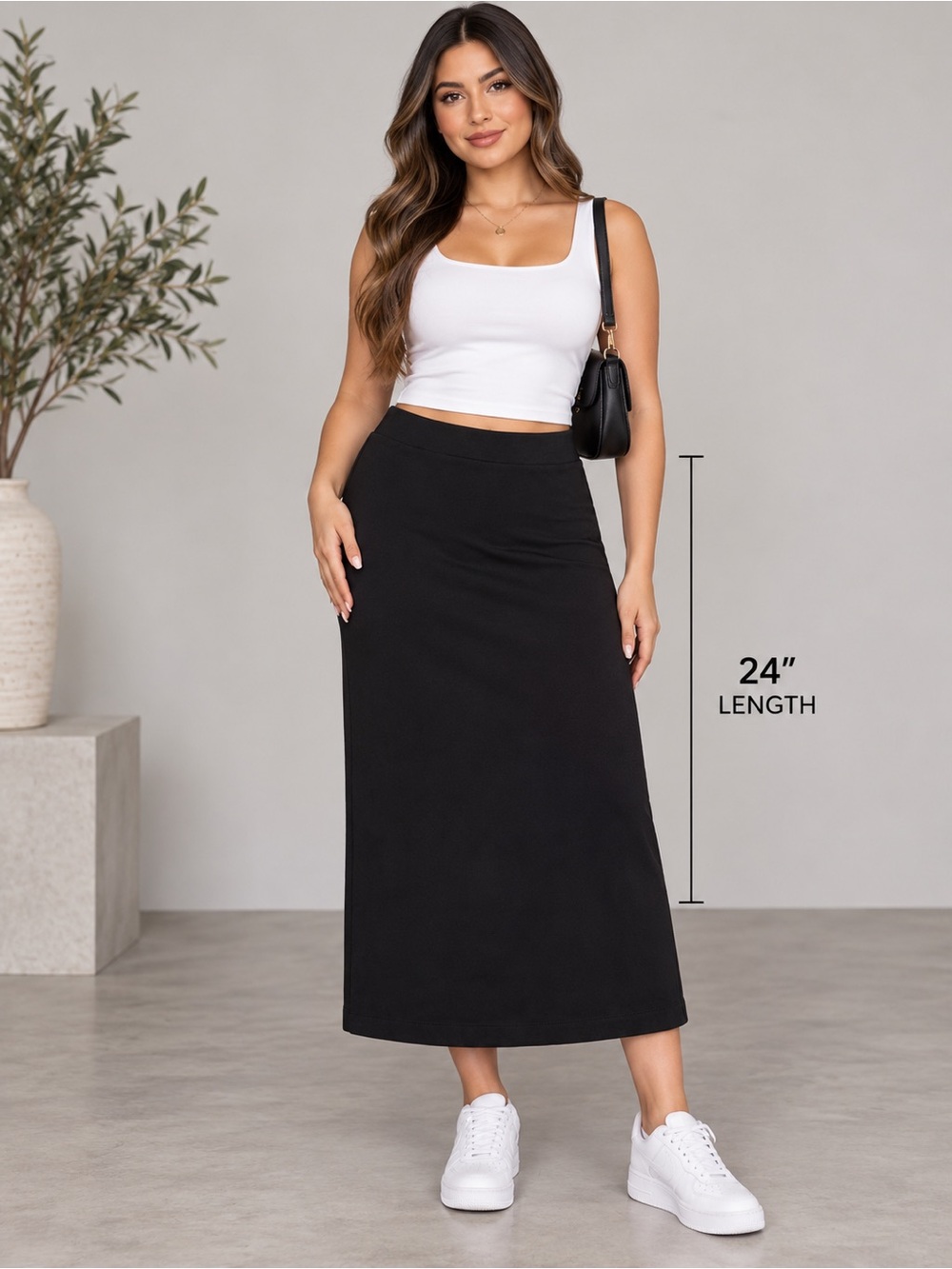 Dividend Women's Black Maxi Skirt - Size Small |
Classic & Versatile